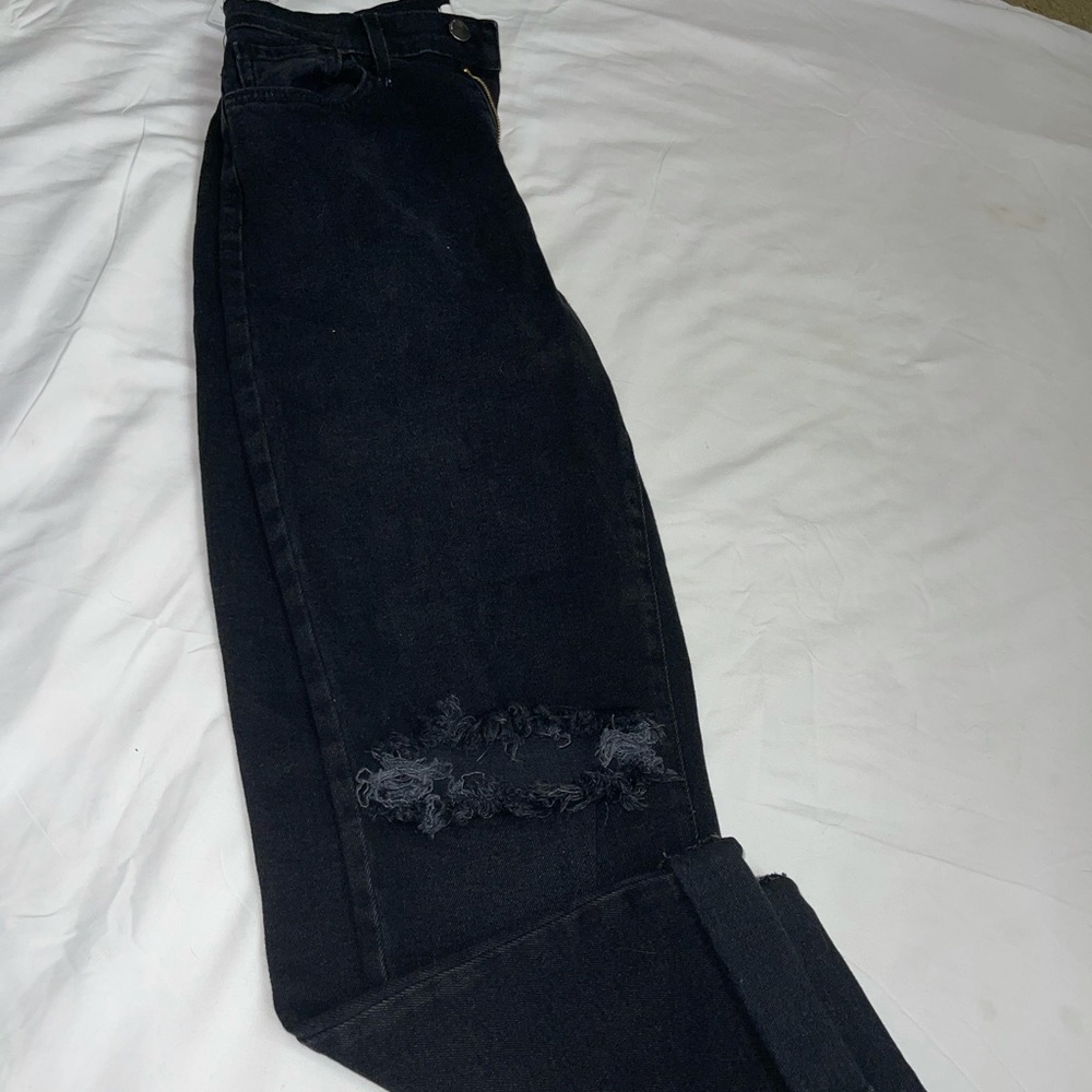 Black height Wasted black jeans